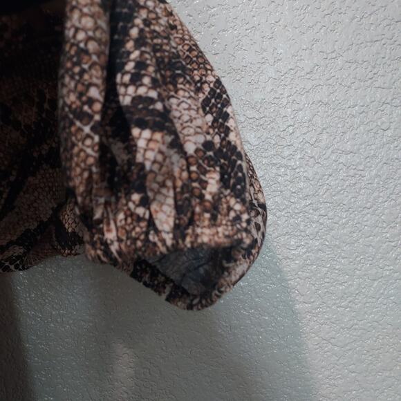 Figue Snake Print Tunic Blouse Size Medium - Picture 9 of 14